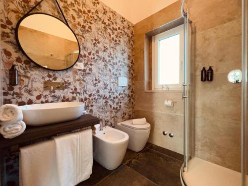 Koupelna v ubytování Amarena Garden House