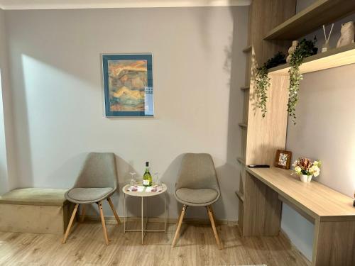 Χώρος καθιστικού στο Garsoniera English Park