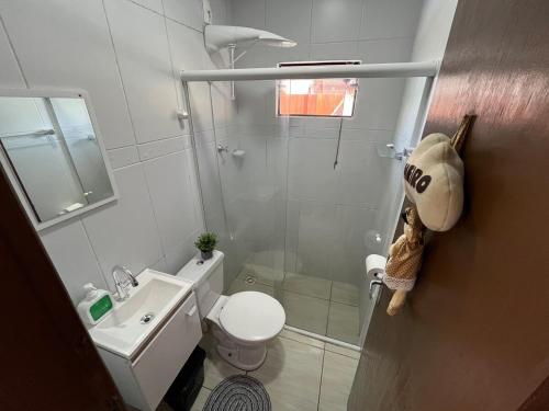 Koupelna v ubytování Cabana Caiçara