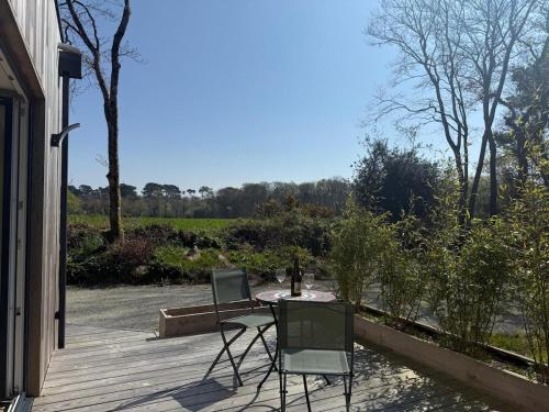 Zahrada ubytování Studio neuf dans un espace boisé