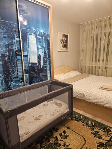 纳尔瓦Gerassimovi 16的市景卧室