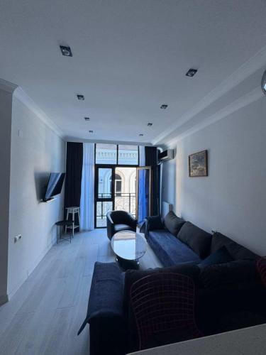 Χώρος καθιστικού στο Apartament Kobuleti