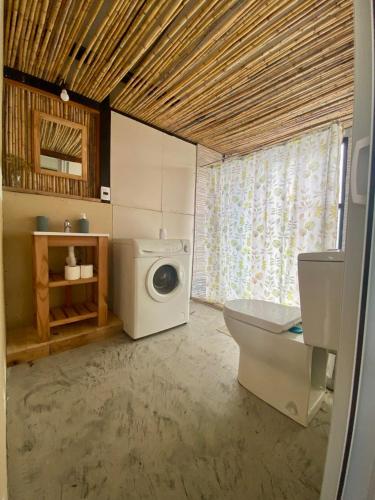 Koupelna v ubytování Monte Adentro