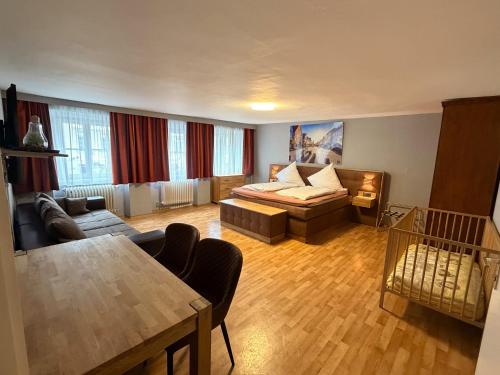 Posezení v ubytování Brauereigasthof zur Münz seit 1586