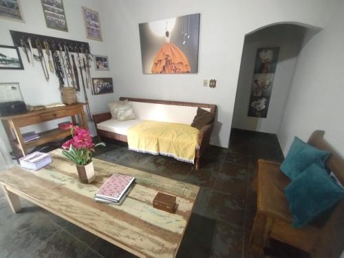 Χώρος καθιστικού στο Chácara Mirante do Sol