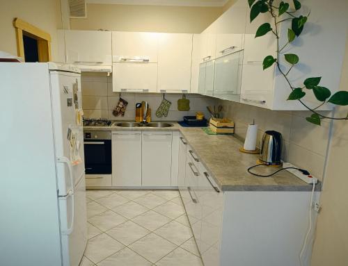 Η κουζίνα ή μικρή κουζίνα στο Przytulny kąt