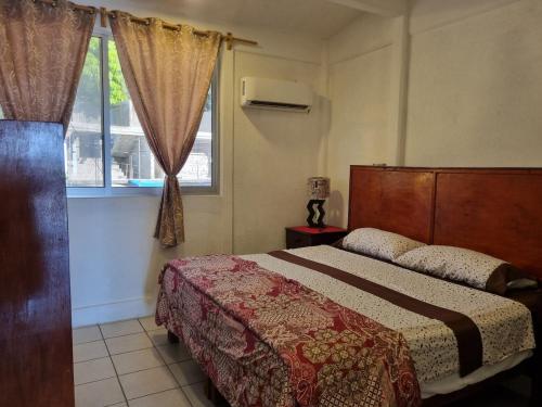 Postel nebo postele na pokoji v ubytování Mar y Luna vista espectacular