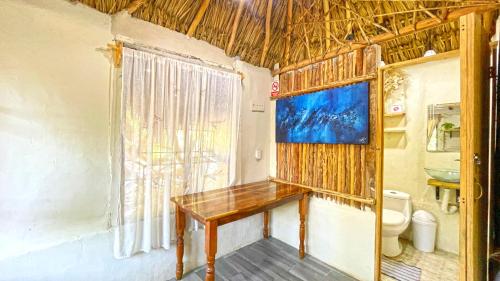 Koupelna v ubytování Aldea Muul Tuunich