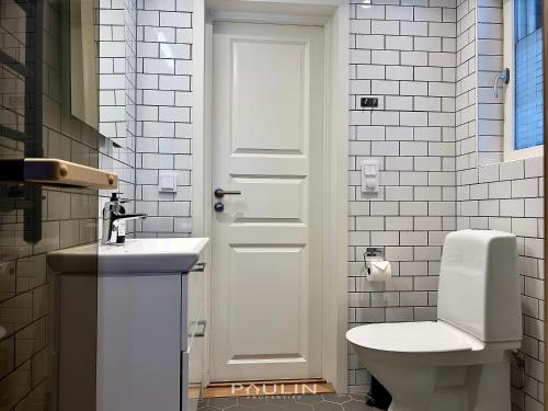 Koupelna v ubytování Lindvallen Ski Resort - Sauna - 4 Guests