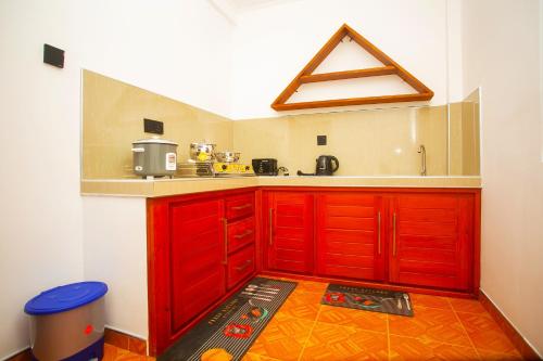 Kuchyň nebo kuchyňský kout v ubytování Lagoonlike