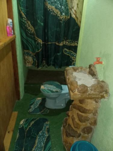 Koupelna v ubytování Berkey's Jungle Paradise Resort