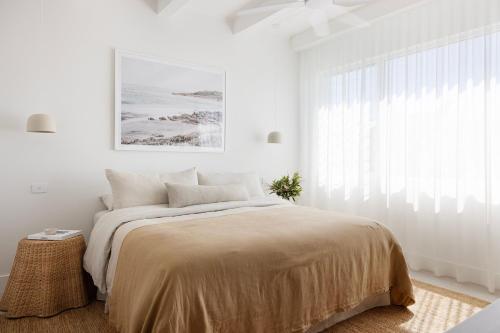 Postel nebo postele na pokoji v ubytování Solace@swr