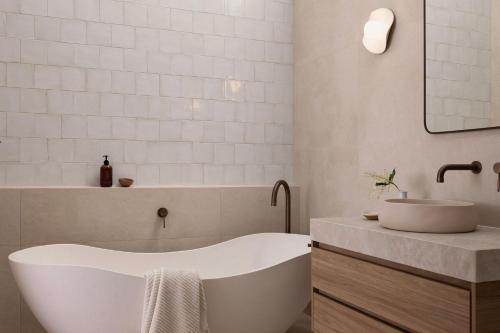 Koupelna v ubytování Solace@swr