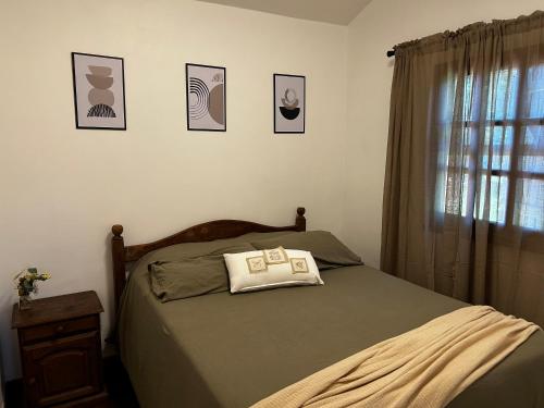 Postel nebo postele na pokoji v ubytování Casa de campo en Lujan