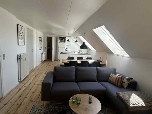 Гостиная зона в Central apartment in the middle of Ribe