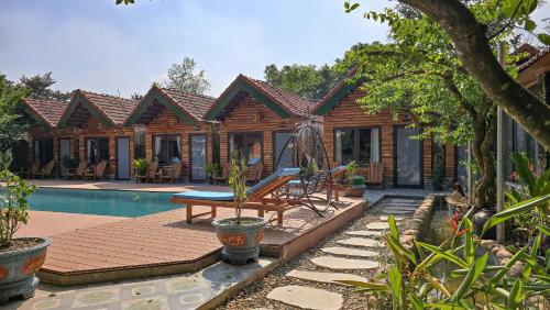 Πισίνα στο ή κοντά στο Tam Coc Holiday Retreat