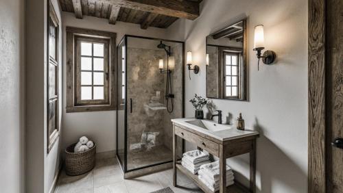 Koupelna v ubytování Imperial Heights