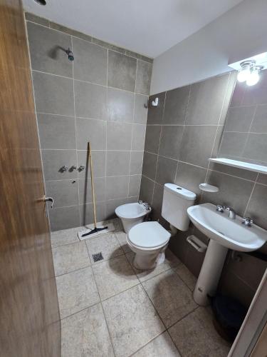 Et badeværelse på Hospedaje 46