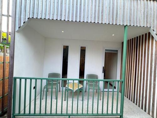 Balkón nebo terasa v ubytování Onthel