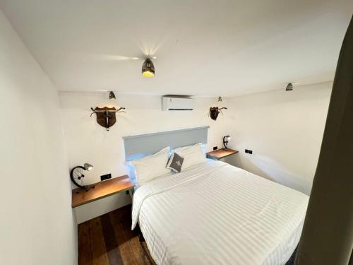 Postel nebo postele na pokoji v ubytování Onthel