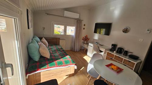 Χώρος καθιστικού στο Agapi apartment