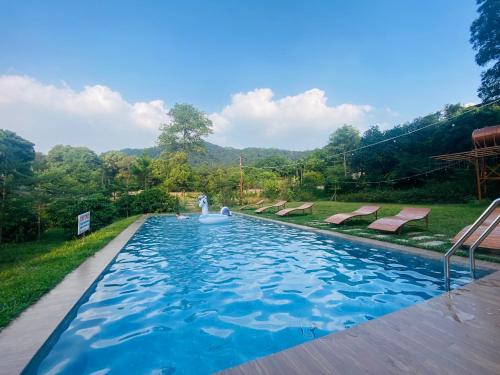 Bazén v ubytování KITE HOUSE - Căn nhà cánh diều nebo v jeho okolí