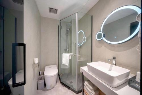 Koupelna v ubytování GreenTree Inn Harbin Central Avenue