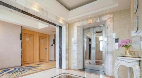 Koupelna v ubytování Vienna 3 Best Hotel Dongguan Liaobu Shida Road