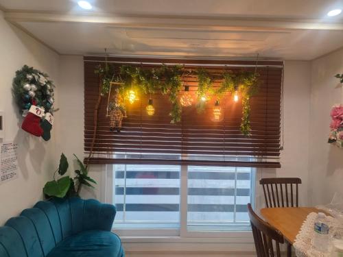 Χώρος καθιστικού στο 홍대 풀하우스!신축!무료주차!엘베 남들과다른 특별한공간