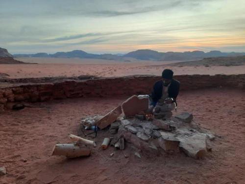 Příroda nedaleko luxury tent
