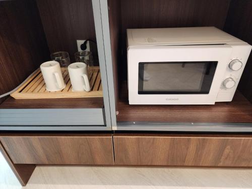 Η κουζίνα ή μικρή κουζίνα στο 대전원도심추억