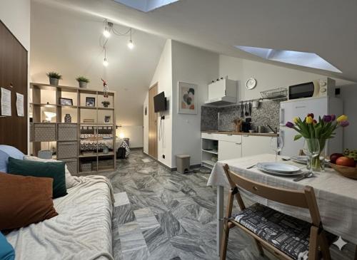 Una cocina o cocineta en Tommy's Home-Allianz Stadium, Parco Dora