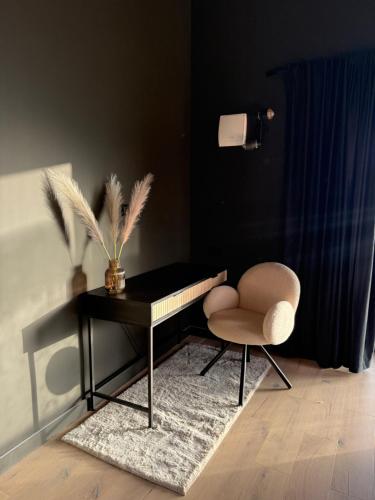 Χώρος καθιστικού στο Nordic Star Chalet