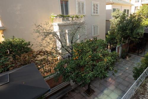 Zahrada ubytování UFO Rooms 2