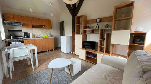 Kuchyň nebo kuchyňský kout v ubytování Transylvania Guest House