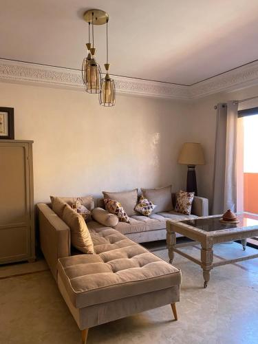 Χώρος καθιστικού στο Appartement en plein cœur de Marrakech