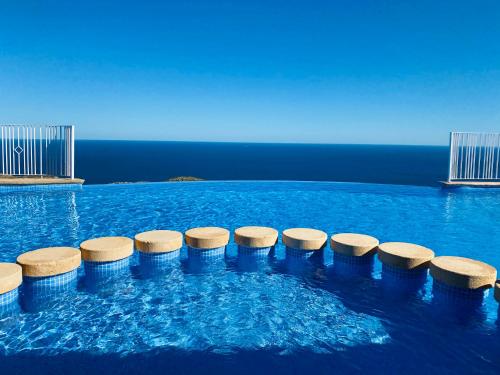 Bazén v ubytování Casa Boho nebo v jeho okolí