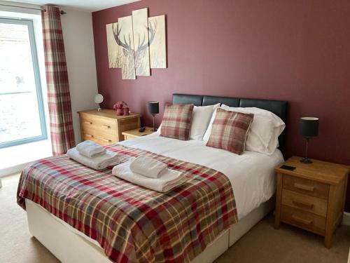 En eller flere senge i et værelse på Raven Wing 17 - Aonach Mor