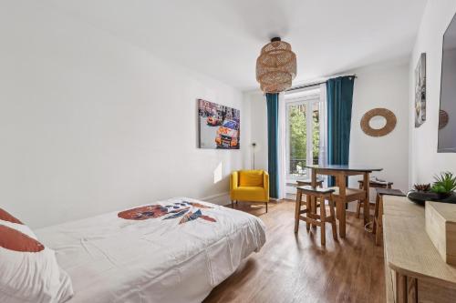 Paris Elegant 1BR, AC, Metro 2min, Montparnasse Tower