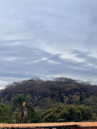 Naturlandschaft in der Nähe of country house
