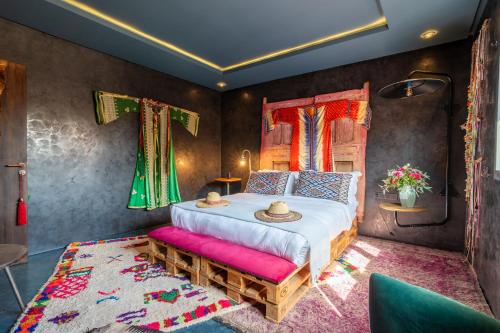 Postel nebo postele na pokoji v ubytování Villa OTIA