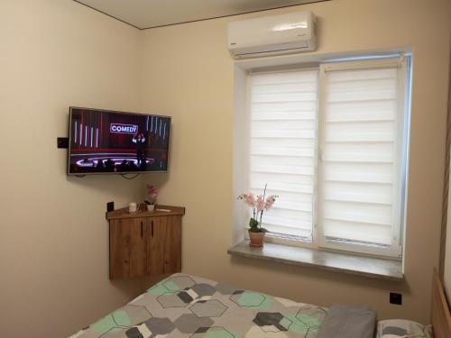 TV a/nebo společenská místnost v ubytování GrandFemeli