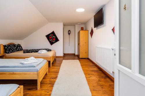 Ένα ή περισσότερα κρεβάτια σε δωμάτιο στο Casa Adela