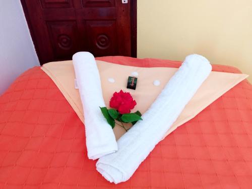 Ένα ή περισσότερα κρεβάτια σε δωμάτιο στο Miracle des Caraibes