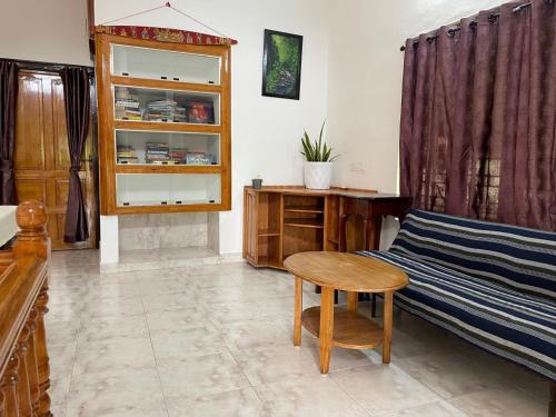 Posezení v ubytování Temple Courtyard