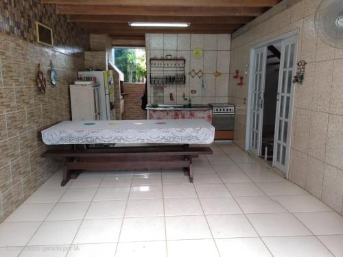 Køkken eller tekøkken på Hostel da Marcia