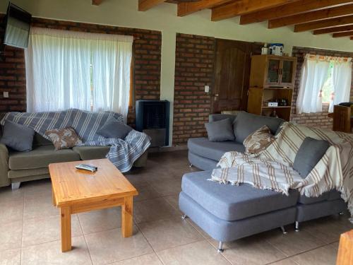 Posezení v ubytování Cabañas La Ufu