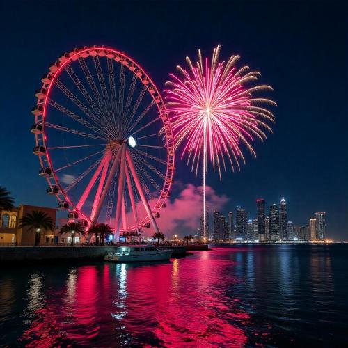 Luxe 3 Bedroom Apartment with Maid Room, Dubai Eye and Sea View