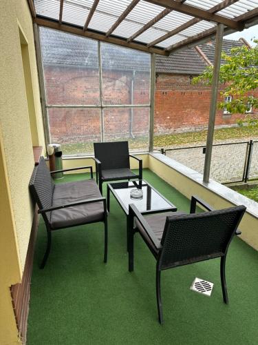 Μπαλκόνι ή βεράντα στο Hotel La-Pergola