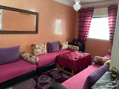 Χώρος καθιστικού στο Appart Zen Kenitra